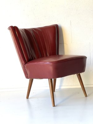 Vintage Red Lounge Chair-ALG-1367248