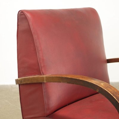 Vintage Red Lounge Chair, 1950s-VMM-2031625