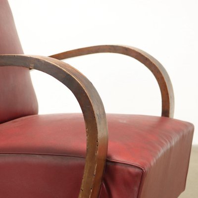 Vintage Red Lounge Chair, 1950s-VMM-2031625