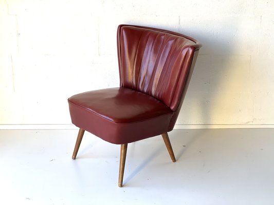 Vintage Red Lounge Chair-ALG-1367248