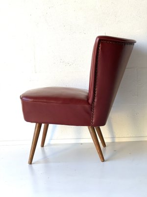 Vintage Red Lounge Chair-ALG-1367248