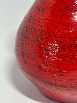 Vintage Red Pottery Vase-MTU-1818473