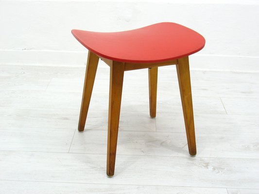 Vintage Red Stool, 1970s-WVA-1812869