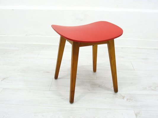 Vintage Red Stool, 1970s-WVA-1812869