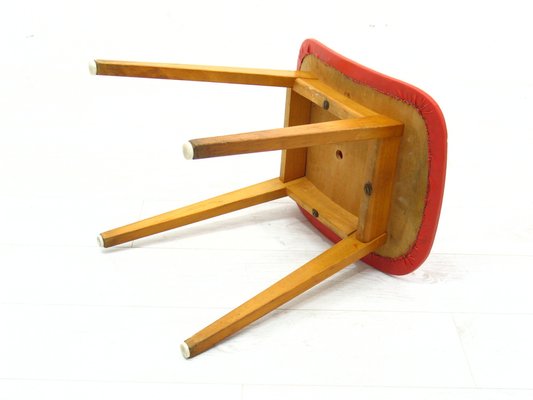 Vintage Red Stool, 1970s-WVA-1812869