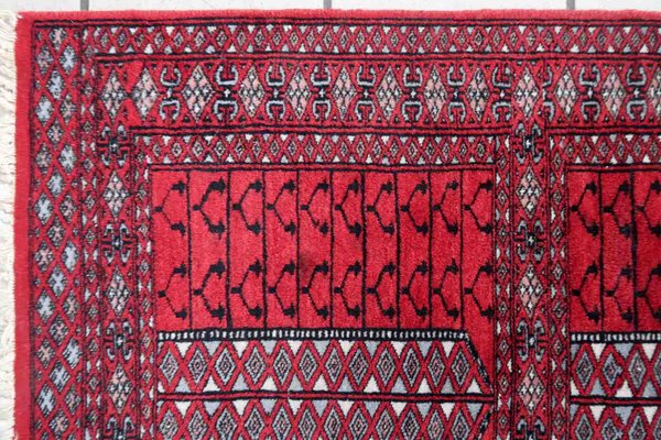 Vintage Red Wool Rug, 1970s-JZV-1441014