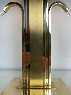 Vintage Regency Brass Golden Table Lamp from WKR, Germany, 1980s-WZZ-1134122