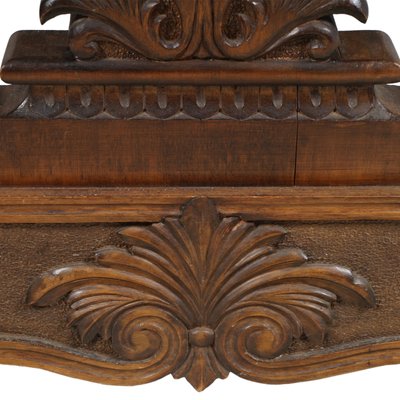 Vintage Renaissance Style Italian Carved Walnut Dining Table by Michele Bonciani-Cascina, 1940s-NJV-577243