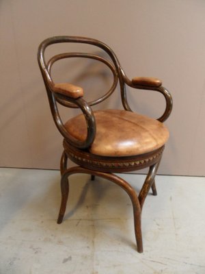 Vintage Revolving Barber Chair, 1930s-PNJ-1763025