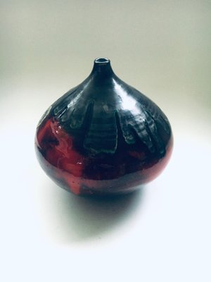 Vintage Rigo Ceramic Art Vase, Belgium, 1960s-RQV-1179134