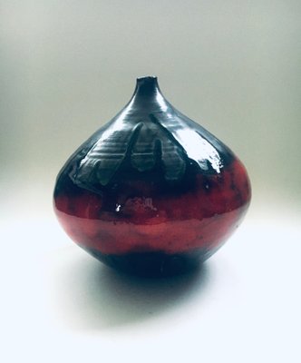 Vintage Rigo Ceramic Art Vase, Belgium, 1960s-RQV-1179134