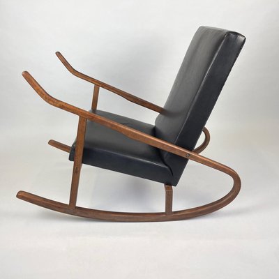 Vintage Rocking Chair, Czechoslovakia, 1970s-TZ-1028638