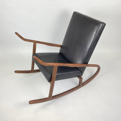 Vintage Rocking Chair, Czechoslovakia, 1970s-TZ-1028638