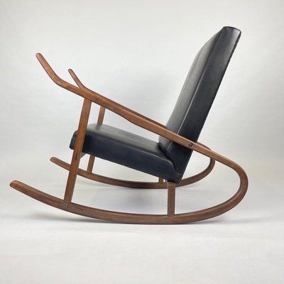 Vintage Rocking Chair, Czechoslovakia, 1970s-TZ-1028638