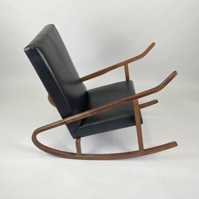 Vintage Rocking Chair, Czechoslovakia, 1970s-TZ-1028638