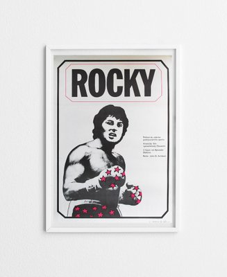 Vintage Rocky Poster by Jan Antonin Pacak, 1980s-BAR-583413