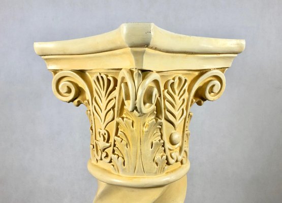 Vintage Roman Column Flower Stand Pedestal, 1980s-ZCY-1376017