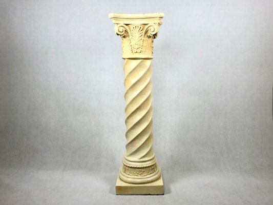 Vintage Roman Column Flower Stand Pedestal, 1980s-ZCY-1376017