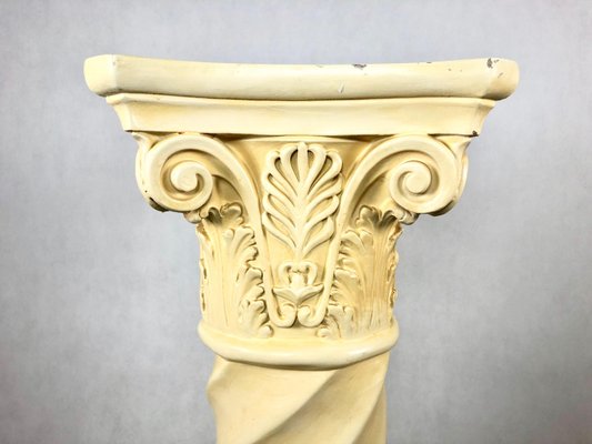 Vintage Roman Column Flower Stand Pedestal, 1980s-ZCY-1376017