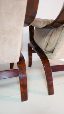 Vintage Rosewood Lounge Chairs by Homa, Denmark, 1970s, Set of 2-KK-1065366