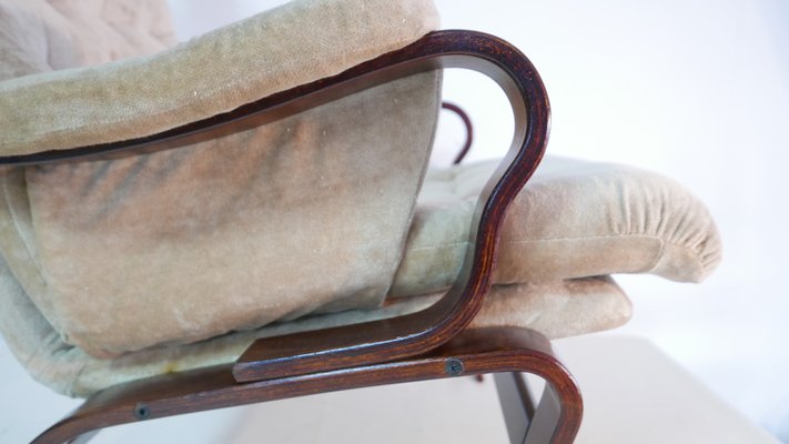 Vintage Rosewood Lounge Chairs by Homa, Denmark, 1970s, Set of 2-KK-1065366