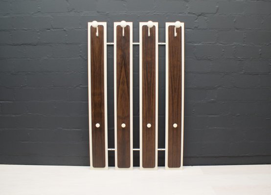 Vintage Rosewood Wall Rack, 1970s-KQB-581915