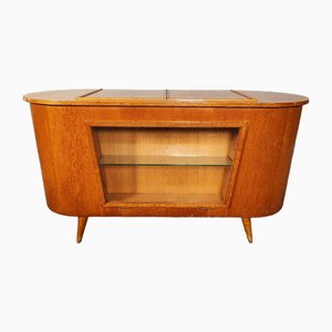 Vintage Round Counter Display Cabinet-BW-1752858