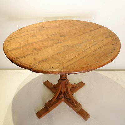 Vintage Round Pedestal Table-NYF-2019002