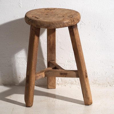 Vintage Round Stool, 1920-ZNJ-2036654