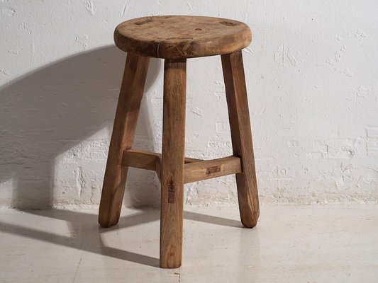 Vintage Round Stool, 1920-ZNJ-2036654