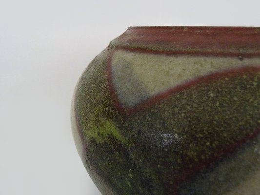 Vintage Round Vase by Olivier Roy Vallauris, 1980s-MZP-1794173