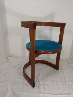 Vintage Rounded Dining Chairs, 1960s, Set of 6-HNE-1819167