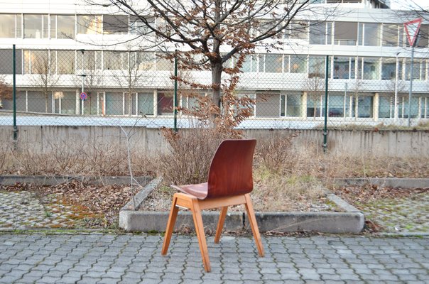 Vintage Royal Bentwood & Plywood Stacking Chairs, 1960s, Set of 4-UF-1383553