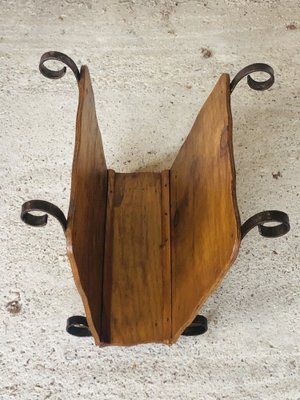 Vintage Rustic Magazine Rack, 1950s-OJT-1728792