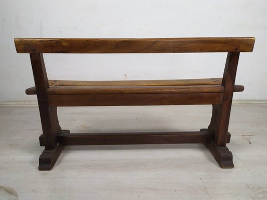 Vintage Rustic Oak Bench-EAD-1789920