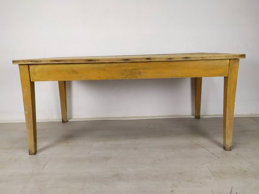 Vintage Rustic Wood Farmhouse Table-EAD-1020338