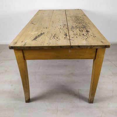 Vintage Rustic Wood Farmhouse Table-EAD-1020338