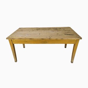 Vintage Rustic Wood Farmhouse Table-EAD-1020338