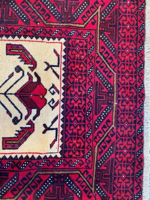 Vintage Rustic Wool Belutch Rug, 1980s-YMM-1061544