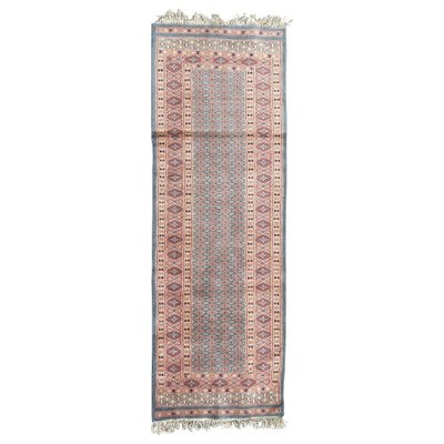 Vintage Rustic Wool Pakistani Runner, 1980s-YMM-1062101