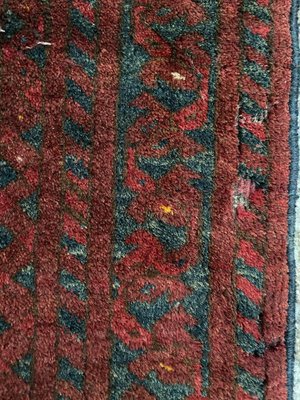 Vintage Rustic Wool Rug, 1950s-YMM-1062280