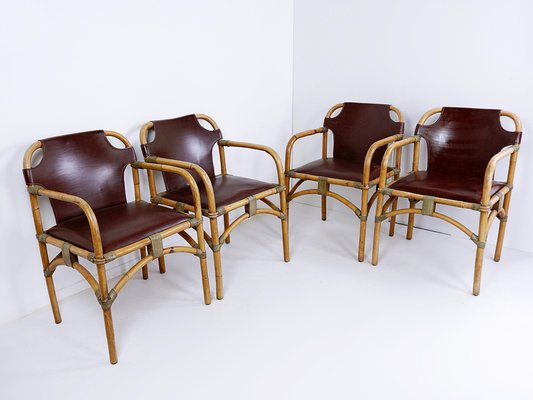 Vintage Safari Chairs, Set of 4-NYF-2019061