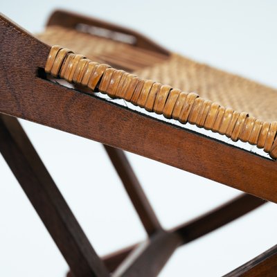 Vintage Safari Folding Chair in Teak-NQU-1767905