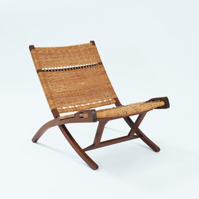 Vintage Safari Folding Chair in Teak-NQU-1767905