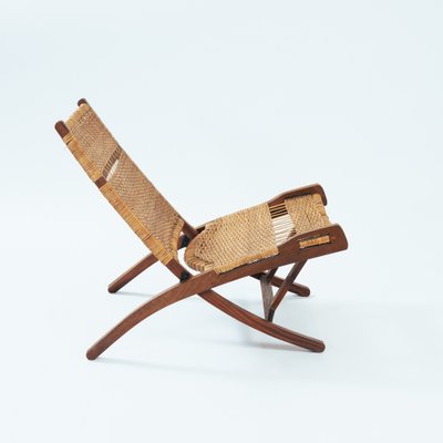 Vintage Safari Folding Chair in Teak-NQU-1767905