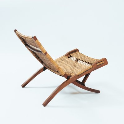 Vintage Safari Folding Chair in Teak-NQU-1767905