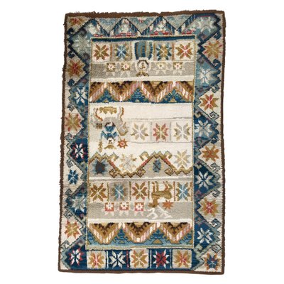 Vintage Scandinavian Art Deco Design Rug-YMM-1139898