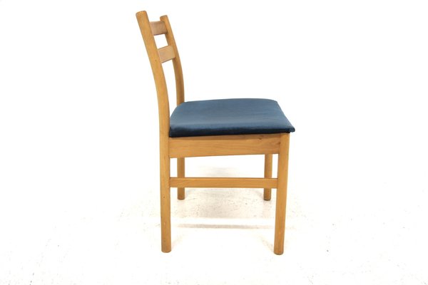 Vintage Scandinavian Beech Chairs, 1960, Set of 4-GEK-1774465