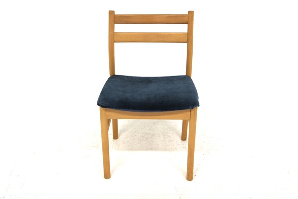 Vintage Scandinavian Beech Chairs, 1960, Set of 4-GEK-1774465