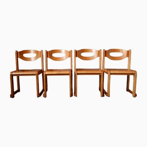 Vintage Scandinavian Chairs in Stackable Wood, Set of 8-AIU-1780586